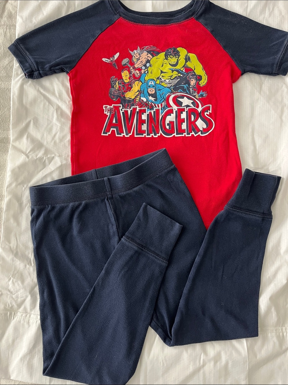GAP Kids Avengers Pajama Set - Red & Navy